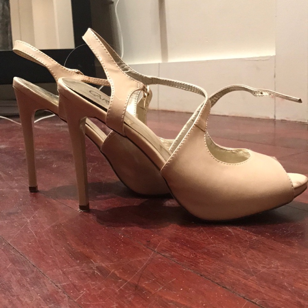 Cute, tan high heel